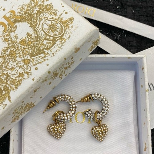 Replica Christian Dior Earrings For Women #1205250 $38.00 USD for Wholesale