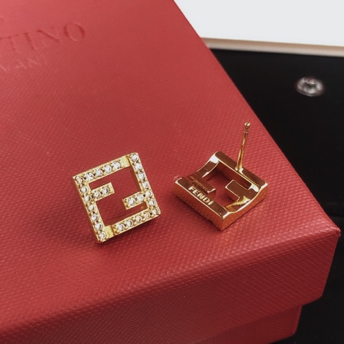 Replica Fendi Earrings For Women #1205254 $27.00 USD for Wholesale