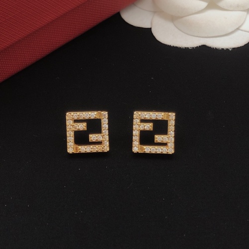 Replica Fendi Earrings For Women #1205254 $27.00 USD for Wholesale