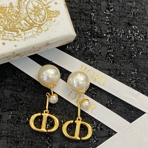 Replica Christian Dior Earrings For Women #1205257 $29.00 USD for Wholesale