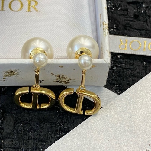 Replica Christian Dior Earrings For Women #1205257 $29.00 USD for Wholesale