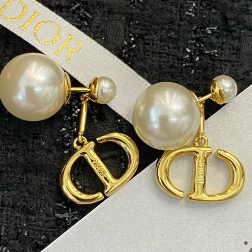 Replica Christian Dior Earrings For Women #1205257 $29.00 USD for Wholesale