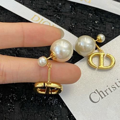 Replica Christian Dior Earrings For Women #1205257 $29.00 USD for Wholesale