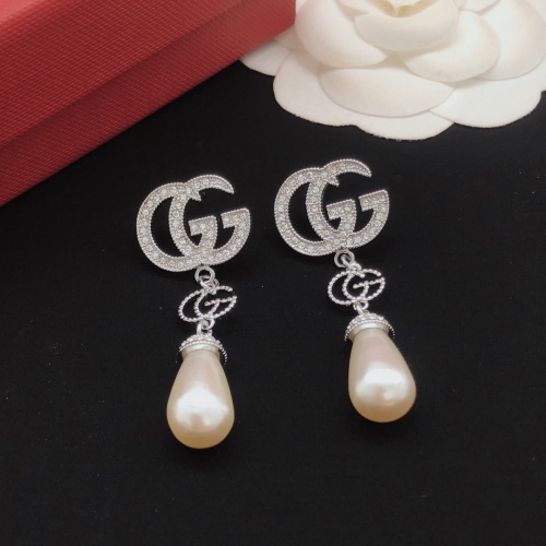 Replica Gucci Earrings For Women #1205258 $32.00 USD for Wholesale