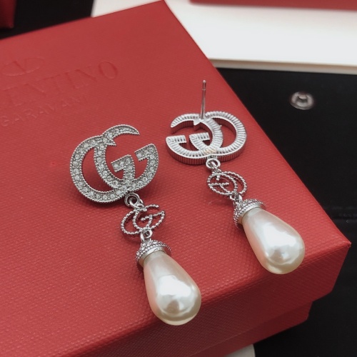 Replica Gucci Earrings For Women #1205258 $32.00 USD for Wholesale