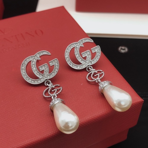 Replica Gucci Earrings For Women #1205258 $32.00 USD for Wholesale