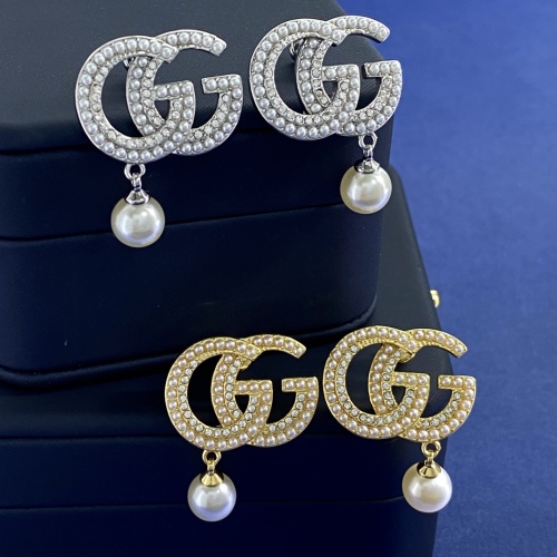 Replica Gucci Earrings For Women #1205262 $32.00 USD for Wholesale