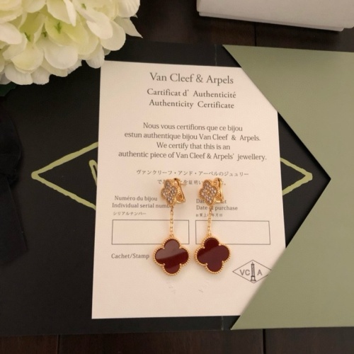 Replica Van Cleef & Arpels Earrings For Women #1205328 $36.00 USD for Wholesale