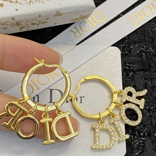 Replica Christian Dior Earrings For Women #1205339 $38.00 USD for Wholesale