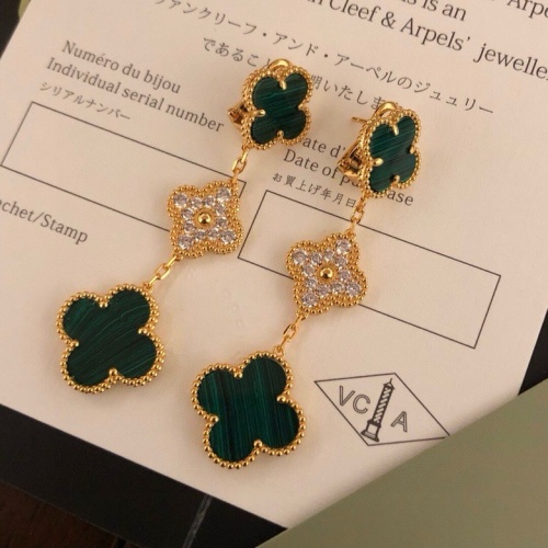 Replica Van Cleef & Arpels Earrings For Women #1205365 $40.00 USD for Wholesale