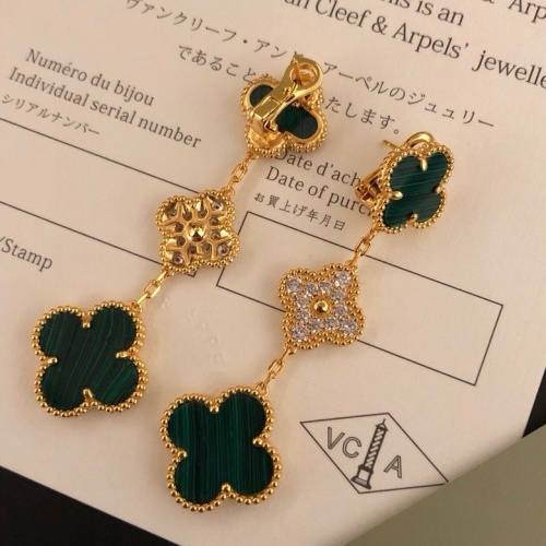 Replica Van Cleef & Arpels Earrings For Women #1205365 $40.00 USD for Wholesale