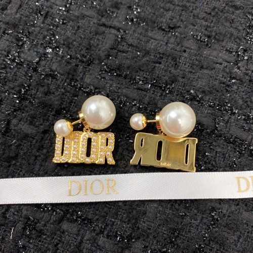 Replica Christian Dior Earrings For Women #1205384 $34.00 USD for Wholesale