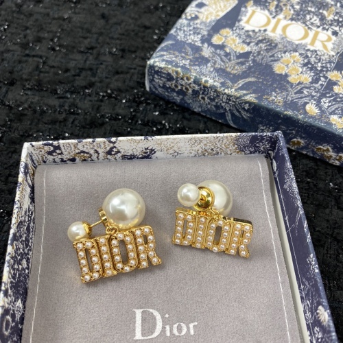 Replica Christian Dior Earrings For Women #1205384 $34.00 USD for Wholesale