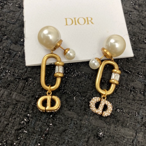 Replica Christian Dior Earrings For Women #1205385 $36.00 USD for Wholesale