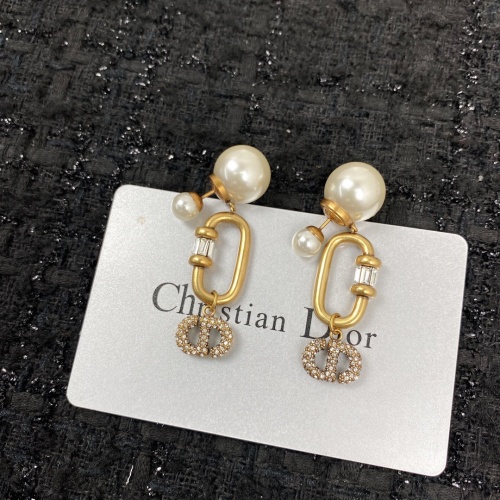 Replica Christian Dior Earrings For Women #1205385 $36.00 USD for Wholesale