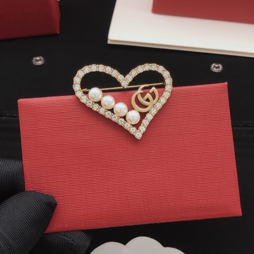 Replica Gucci Brooches For Women #1205391 $29.00 USD for Wholesale