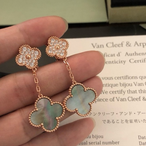 Van Cleef &amp; Arpels Earrings For Women #1205483 $36.00 USD, Wholesale Replica Van Cleef &amp; Arpels Earrings