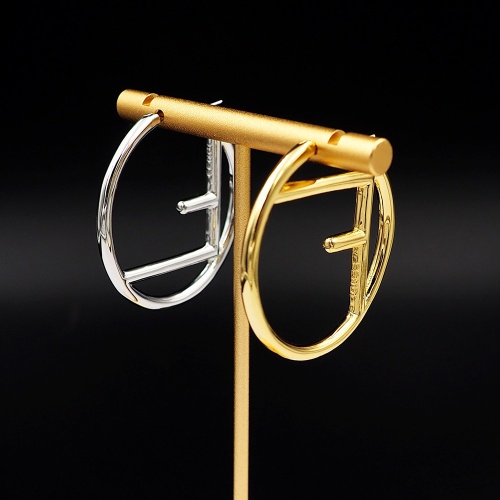 Replica Fendi Earrings For Women #1205530 $25.00 USD for Wholesale