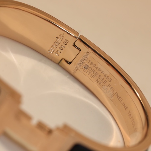 Replica Hermes Bracelets In Rose Gold #1205598 $64.00 USD for Wholesale