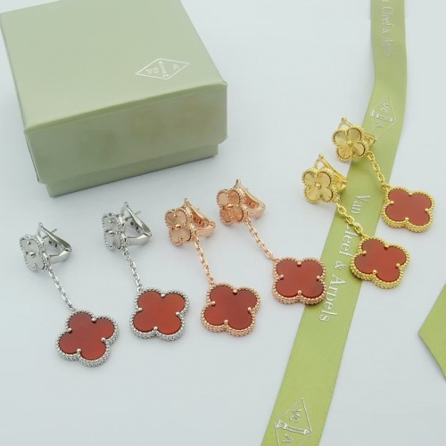 Replica Van Cleef & Arpels Earrings For Women #1205601 $34.00 USD for Wholesale