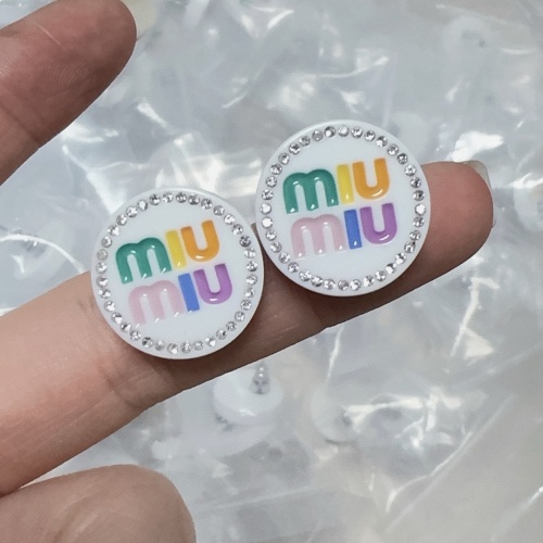 MIU MIU Earrings For Women #1205605 $27.00 USD, Wholesale Replica MIU MIU Earrings