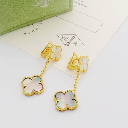 Van Cleef &amp; Arpels Earrings For Women #1205635 $34.00 USD, Wholesale Replica Van Cleef &amp; Arpels Earrings