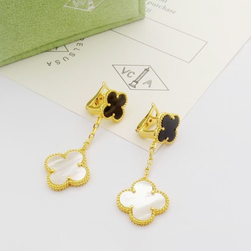 Van Cleef &amp; Arpels Earrings For Women #1205637 $34.00 USD, Wholesale Replica Van Cleef &amp; Arpels Earrings