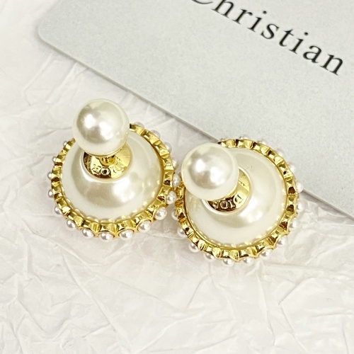 Replica Christian Dior Earrings For Women #1205657 $38.00 USD for Wholesale