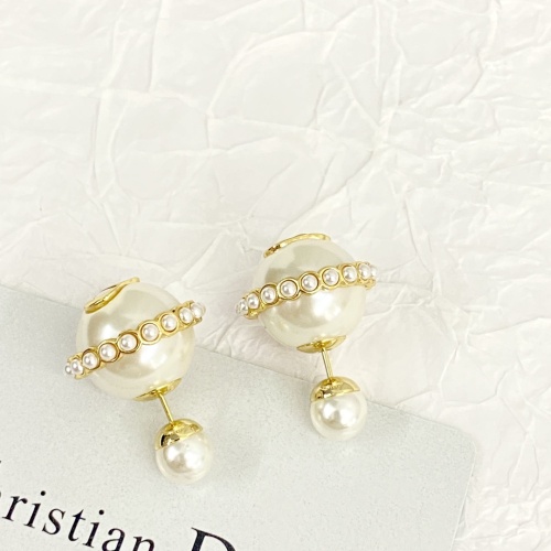 Replica Christian Dior Earrings For Women #1205657 $38.00 USD for Wholesale