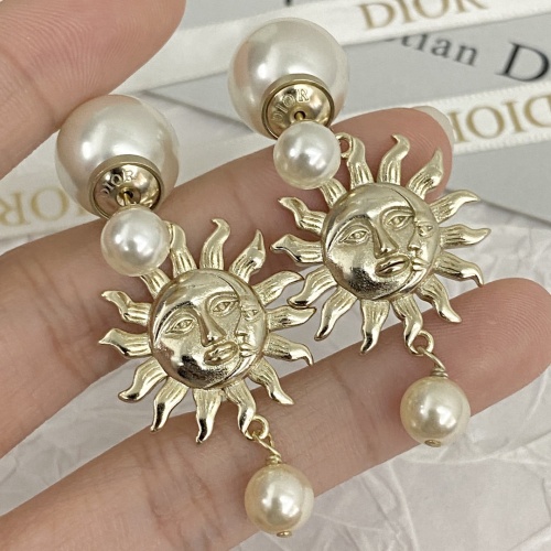 Replica Christian Dior Earrings For Women #1205665 $32.00 USD for Wholesale