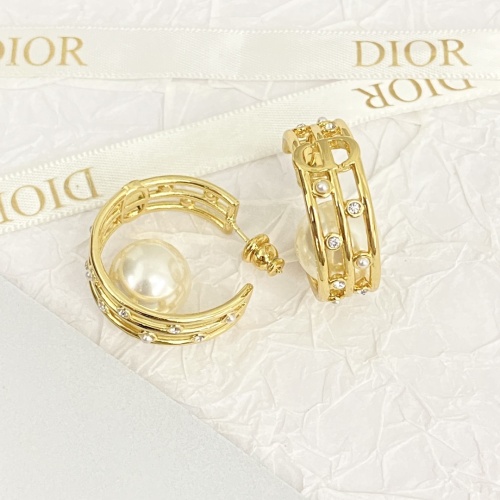 Replica Christian Dior Earrings For Women #1205666 $32.00 USD for Wholesale