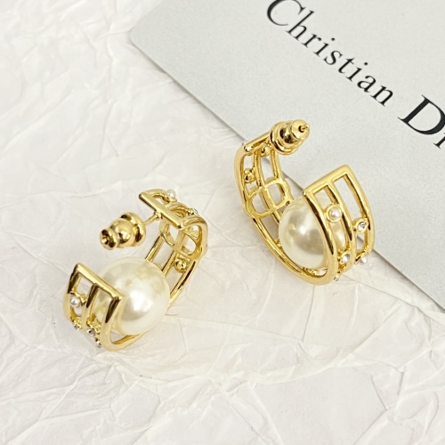 Replica Christian Dior Earrings For Women #1205666 $32.00 USD for Wholesale