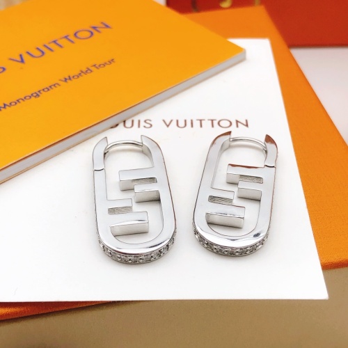 Replica Fendi Earrings For Women #1205676 $32.00 USD for Wholesale