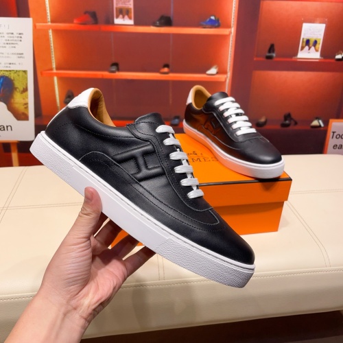 Replica Hermes Casual Shoes For Men #1205679 $76.00 USD for Wholesale