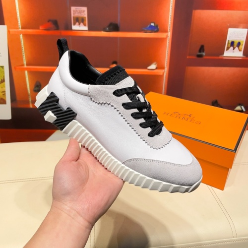 Replica Hermes Casual Shoes For Men #1205697 $80.00 USD for Wholesale