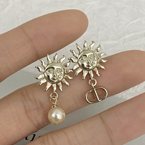 Replica Christian Dior Earrings For Women #1205702 $27.00 USD for Wholesale