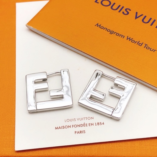 Fendi Earrings For Women #1205728 $27.00 USD, Wholesale Replica Fendi Earrings