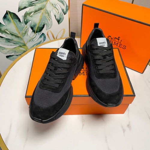 Replica Hermes Casual Shoes For Men #1205739 $88.00 USD for Wholesale