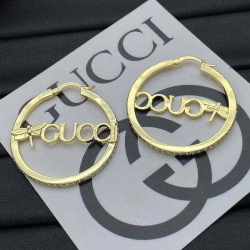 Replica Gucci Earrings For Women #1205743 $29.00 USD for Wholesale