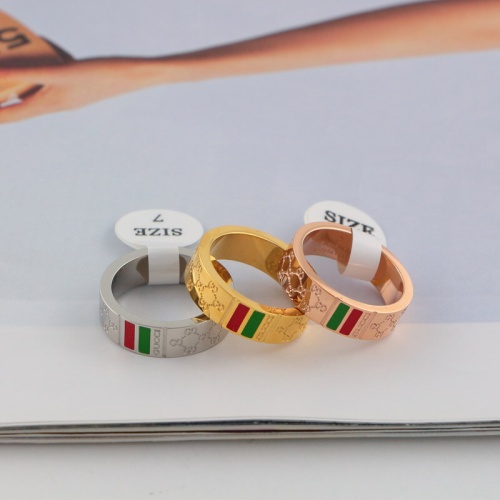 Replica Gucci Rings #1205754 $25.00 USD for Wholesale