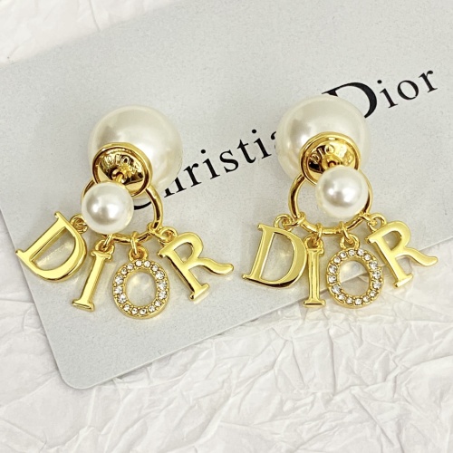 Replica Christian Dior Earrings For Women #1205800 $34.00 USD for Wholesale