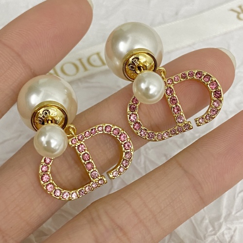 Replica Christian Dior Earrings For Women #1205820 $32.00 USD for Wholesale