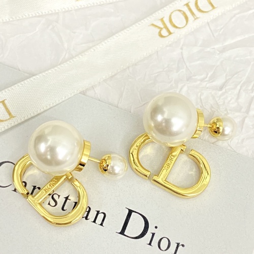 Replica Christian Dior Earrings For Women #1205820 $32.00 USD for Wholesale