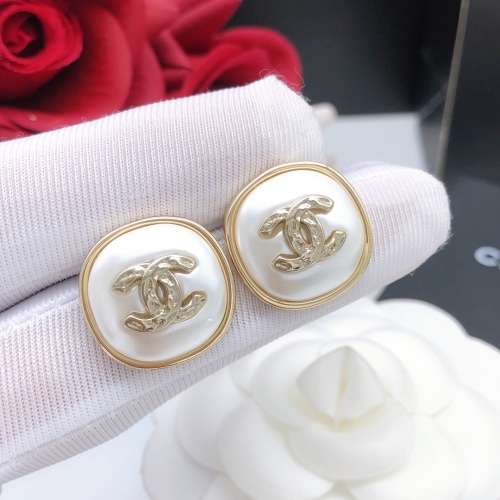 Replica Chanel Earrings For Women #1205847 $27.00 USD for Wholesale