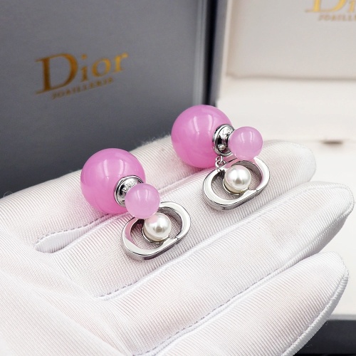 Replica Christian Dior Earrings For Women #1205916 $25.00 USD for Wholesale