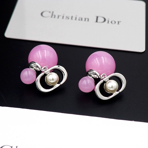 Replica Christian Dior Earrings For Women #1205916 $25.00 USD for Wholesale