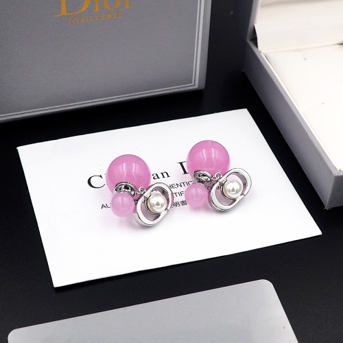 Replica Christian Dior Earrings For Women #1205916 $25.00 USD for Wholesale