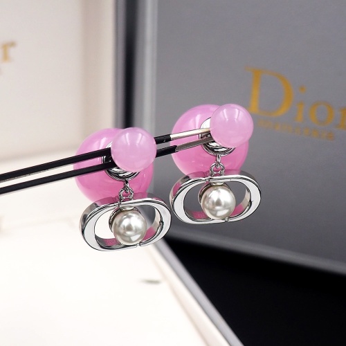 Replica Christian Dior Earrings For Women #1205916 $25.00 USD for Wholesale