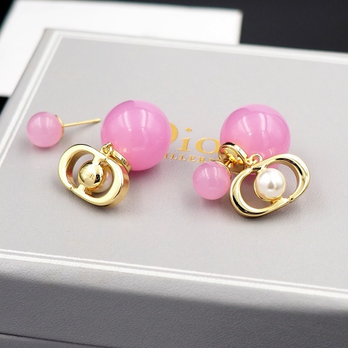 Replica Christian Dior Earrings For Women #1205917 $25.00 USD for Wholesale