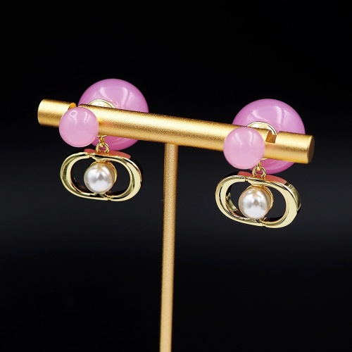 Replica Christian Dior Earrings For Women #1205917 $25.00 USD for Wholesale